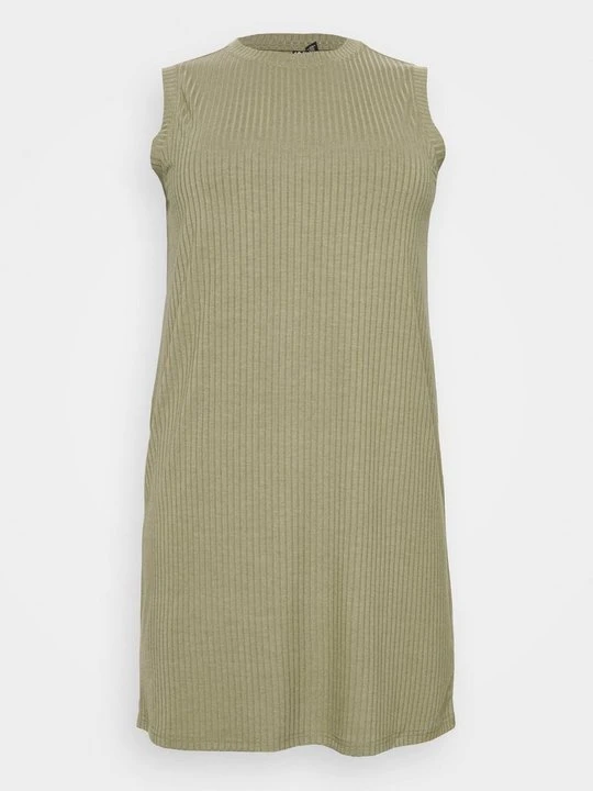 Zdjęcie produktu Sukienka z dżerseju Pieces khaki