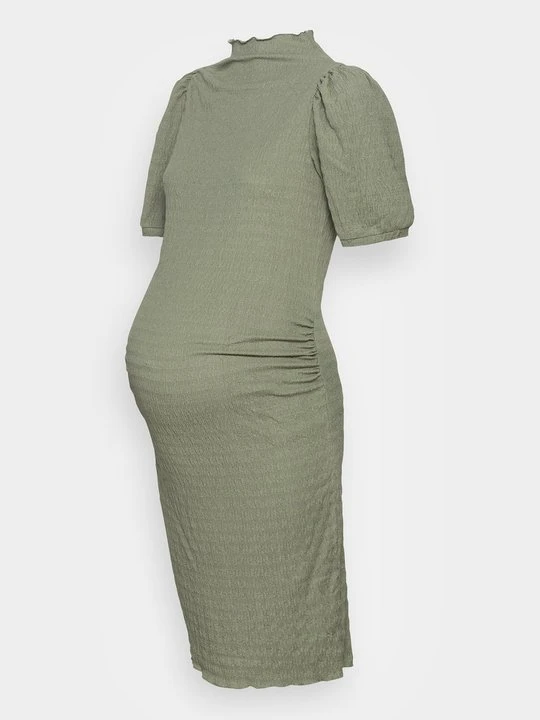 Zdjęcie produktu Sukienka z dżerseju Pieces khaki