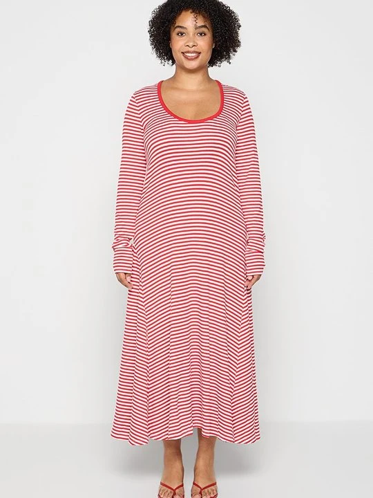 Zdjęcie produktu Sukienka z dżerseju Polo Ralph Lauren czerwony