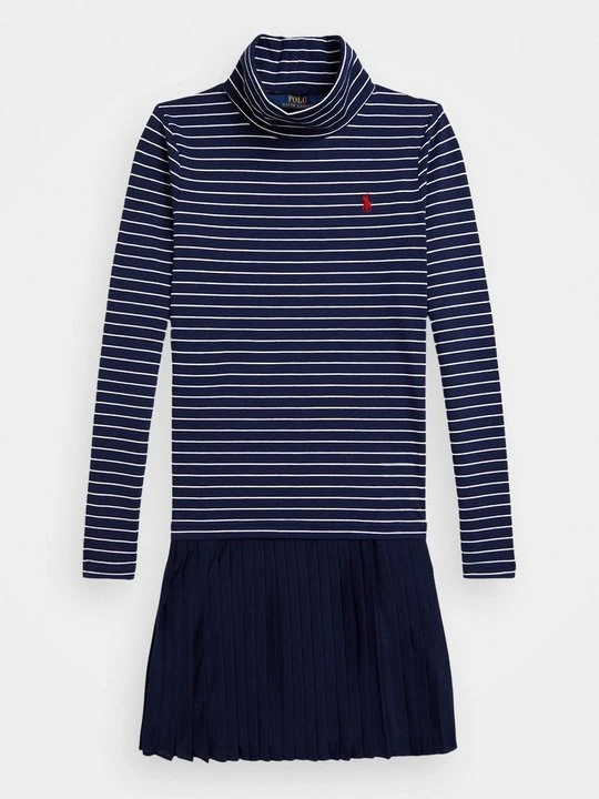 Zdjęcie produktu Sukienka z dżerseju Polo Ralph Lauren niebieski