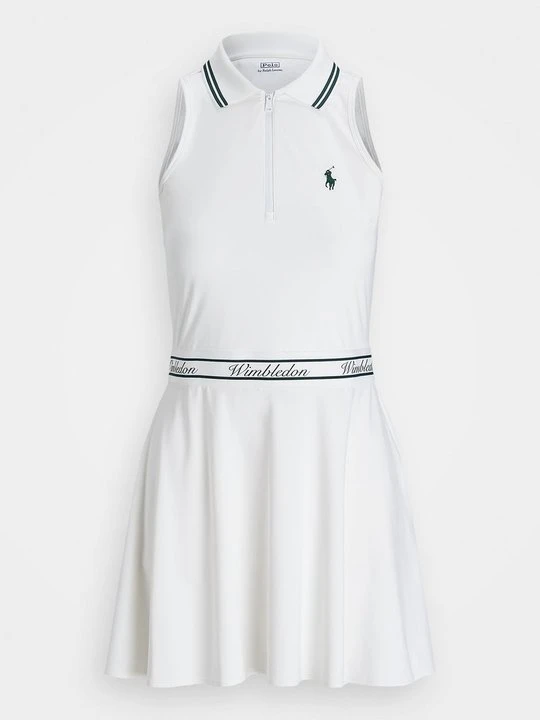 Zdjęcie produktu Sukienka z dżerseju Polo Ralph Lauren mleczny