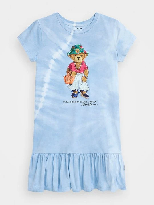 Zdjęcie produktu Sukienka z dżerseju Polo Ralph Lauren niebieski