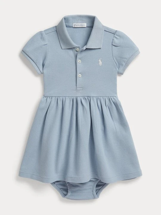 Zdjęcie produktu Sukienka z dżerseju Polo Ralph Lauren niebieski