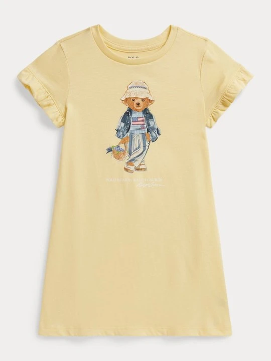 Zdjęcie produktu Sukienka z dżerseju Polo Ralph Lauren żółty