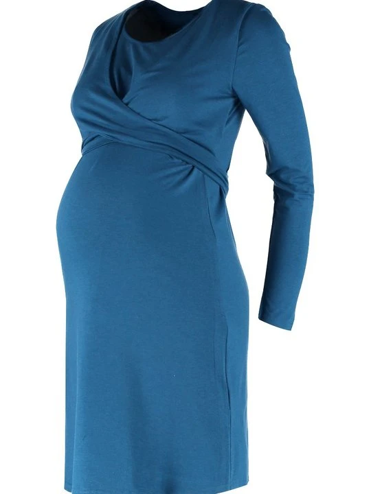 Zdjęcie produktu Sukienka z dżerseju Spring Maternity petrol