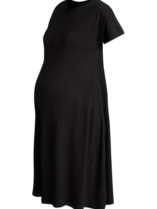 Zdjęcie produktu Sukienka z dżerseju Spring Maternity czarny