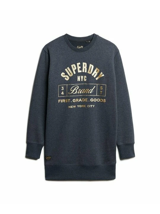 Zdjęcie produktu Sukienka z dżerseju Superdry niebieski