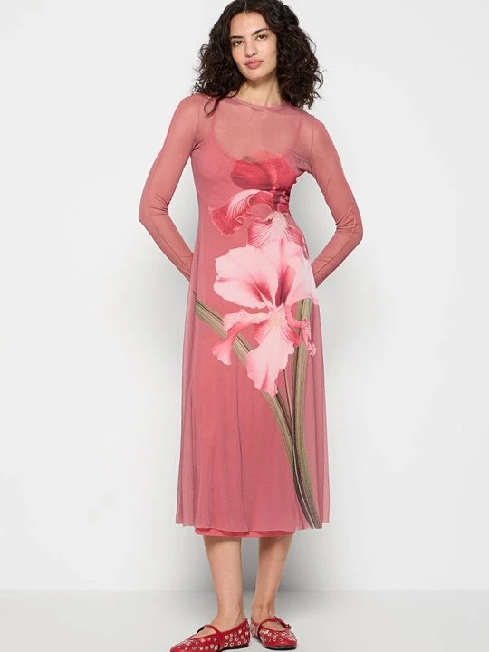 Zdjęcie produktu Sukienka z dżerseju Ted Baker różowy