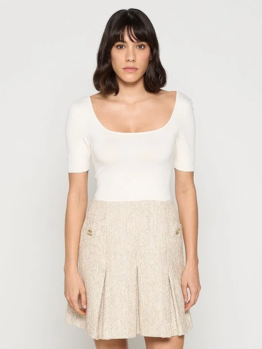 Zdjęcie produktu Sukienka z dżerseju Ted Baker beżowy
