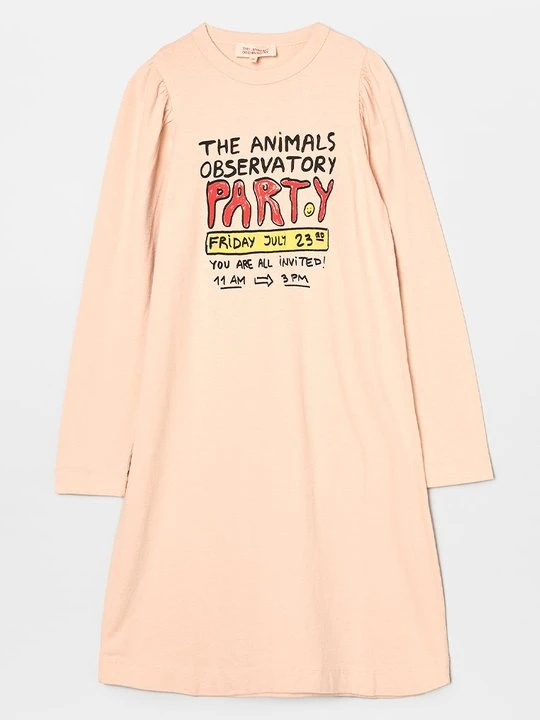 Zdjęcie produktu Sukienka z dżerseju THE ANIMALS OBSERVATORY różowy