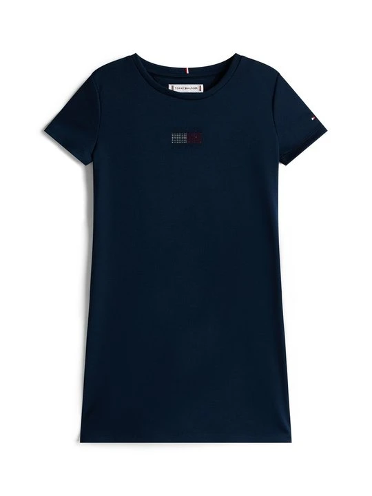 Zdjęcie produktu Sukienka z dżerseju Tommy Hilfiger granatowy