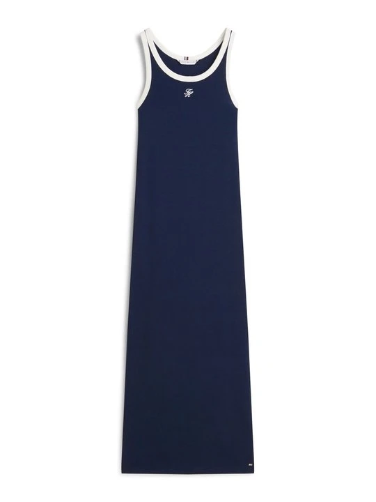 Zdjęcie produktu Sukienka z dżerseju Tommy Hilfiger granatowy