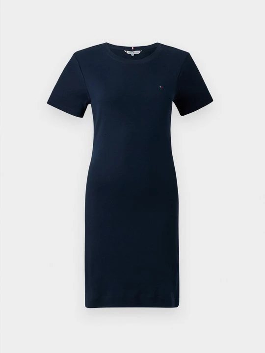 Zdjęcie produktu Sukienka z dżerseju Tommy Hilfiger granatowy