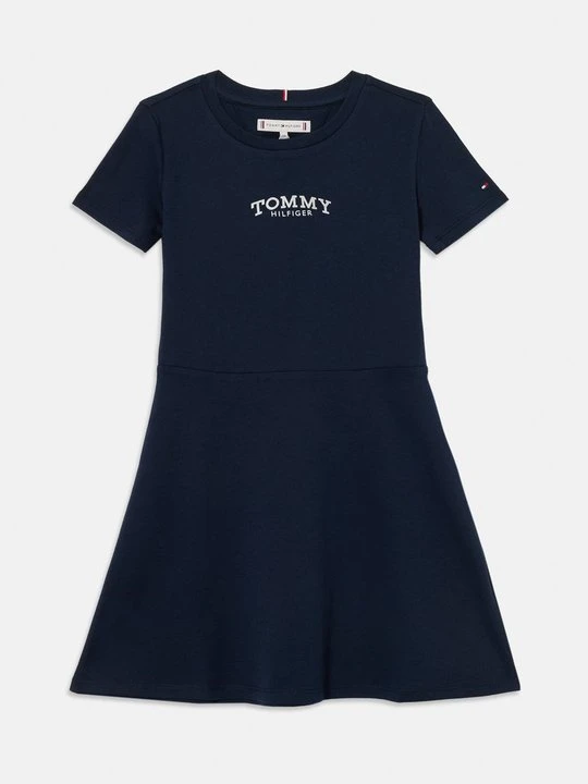 Zdjęcie produktu Sukienka z dżerseju Tommy Hilfiger granatowy