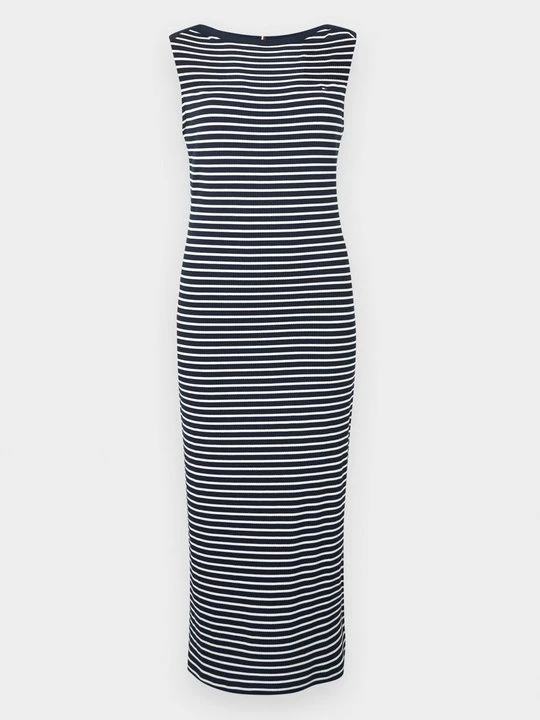 Zdjęcie produktu Sukienka z dżerseju Tommy Hilfiger niebieski
