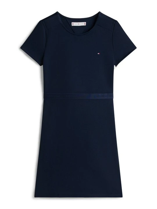 Zdjęcie produktu Sukienka z dżerseju Tommy Hilfiger granatowy