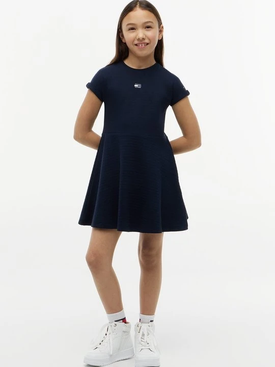 Zdjęcie produktu Sukienka z dżerseju Tommy Hilfiger granatowy