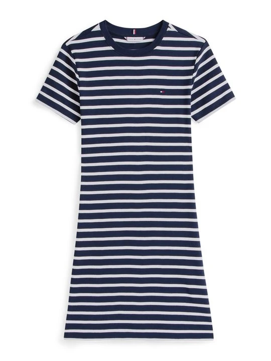 Zdjęcie produktu Sukienka z dżerseju Tommy Hilfiger jasnoniebieski