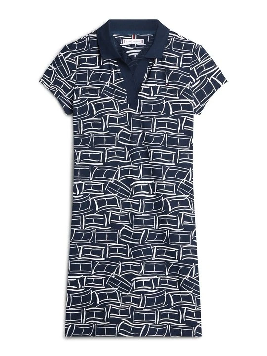 Zdjęcie produktu Sukienka z dżerseju Tommy Hilfiger niebieski