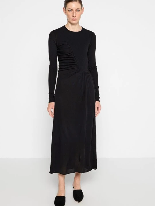 Zdjęcie produktu Sukienka z dżerseju Tory Burch czarny
