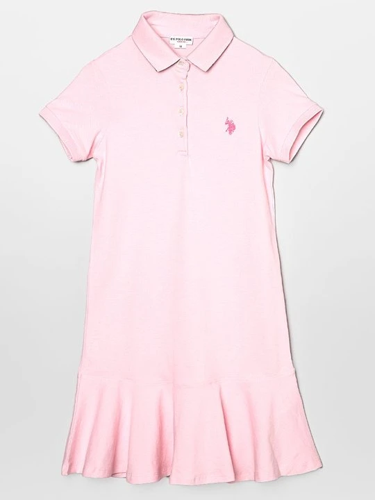 Zdjęcie produktu Sukienka z dżerseju U.S. POLO ASSN. jasnoróżowy
