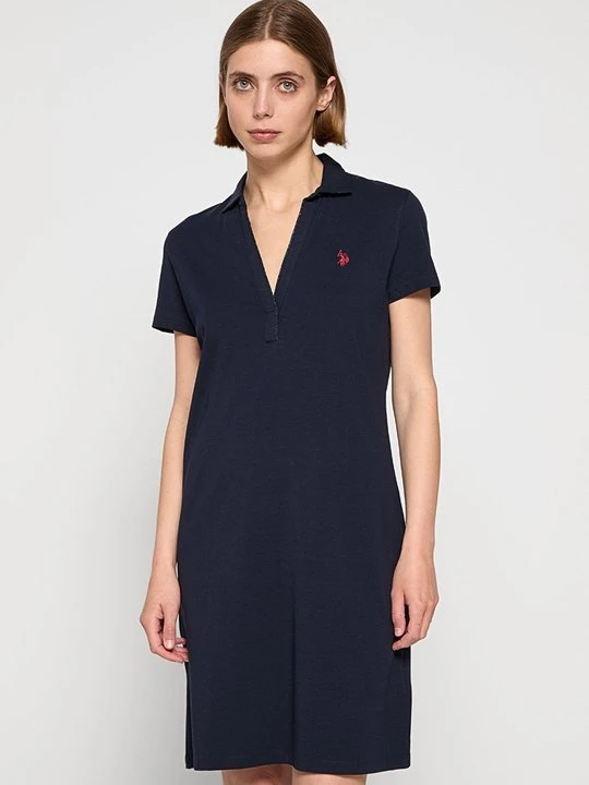 Zdjęcie produktu Sukienka z dżerseju U.S. POLO ASSN. granatowy