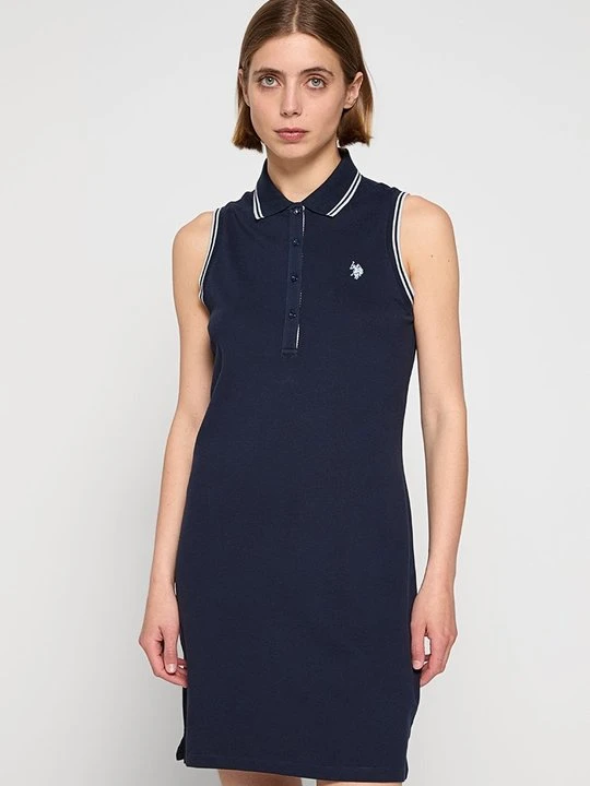 Zdjęcie produktu Sukienka z dżerseju U.S. POLO ASSN. granatowy