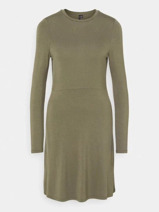 Zdjęcie produktu Sukienka z dżerseju Vero Moda khaki