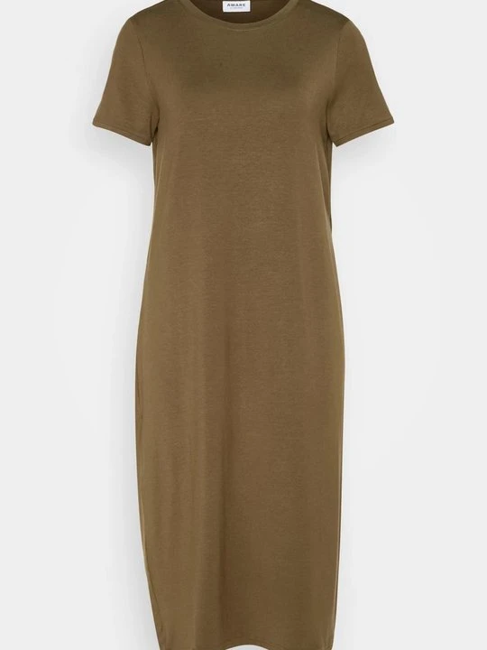 Zdjęcie produktu Sukienka z dżerseju Vero Moda khaki