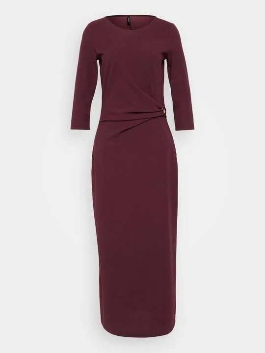 Zdjęcie produktu Sukienka z dżerseju Vero Moda bordowy