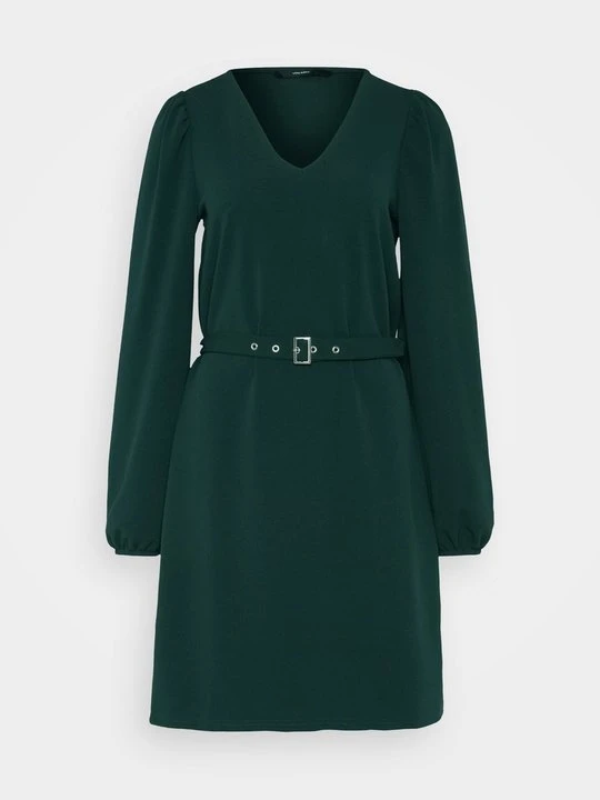 Zdjęcie produktu Sukienka z dżerseju Vero Moda ciemnozielony