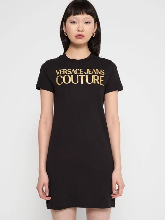 Zdjęcie produktu Sukienka z dżerseju Versace Jeans Couture czarny