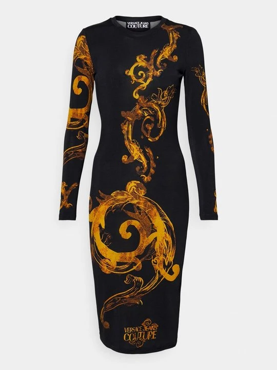 Zdjęcie produktu Sukienka z dżerseju Versace Jeans Couture czarny