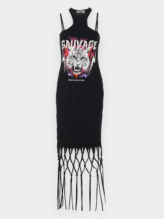 Zdjęcie produktu Sukienka z dżerseju Versace Jeans Couture czarny