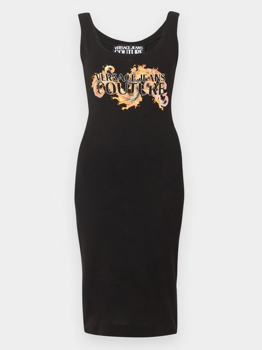 Zdjęcie produktu Sukienka z dżerseju Versace Jeans Couture czarny