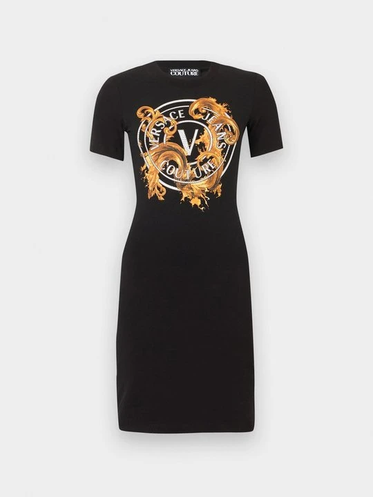 Zdjęcie produktu Sukienka z dżerseju Versace Jeans Couture czarny