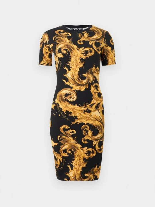 Zdjęcie produktu Sukienka z dżerseju Versace Jeans Couture czarny