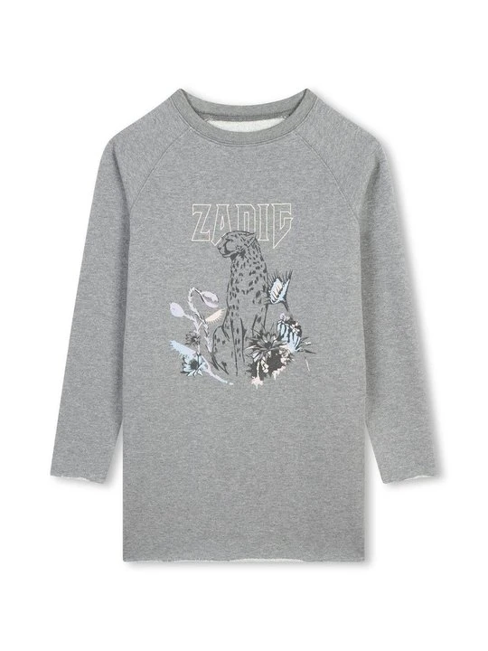 Zdjęcie produktu Sukienka z dżerseju Zadig&Voltaire szary