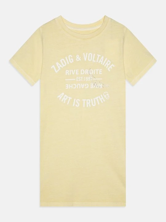 Zdjęcie produktu Sukienka z dżerseju Zadig&Voltaire żółty