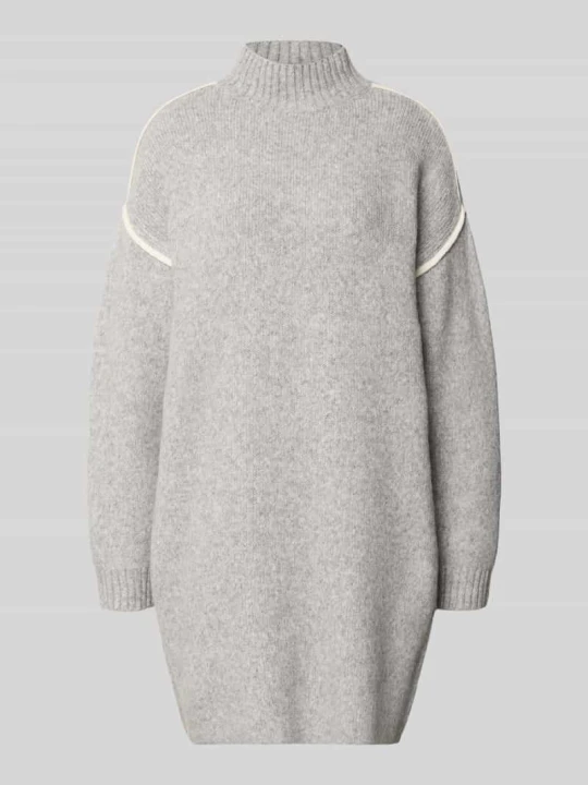 Zdjęcie produktu sukienka z dzianiny o kroju regular fit z paskami w kontrastowym kolorze Vero Moda