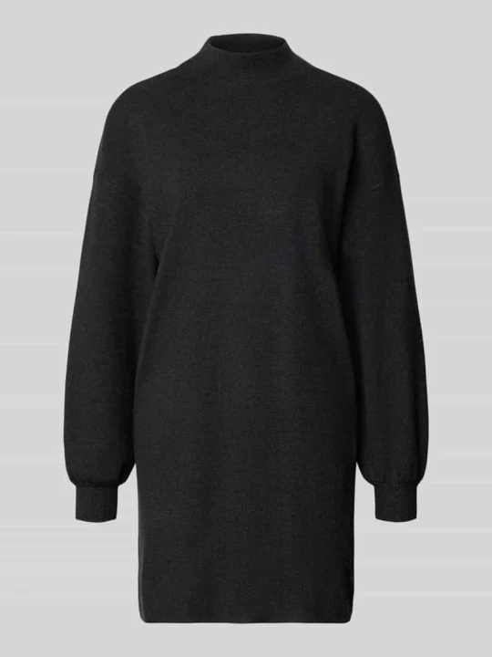 Zdjęcie produktu Sukienka z dzianiny o kroju relaxed fit z mieszanki wiskozy model 'NANCY' Vero Moda Ciemnoszary melanż