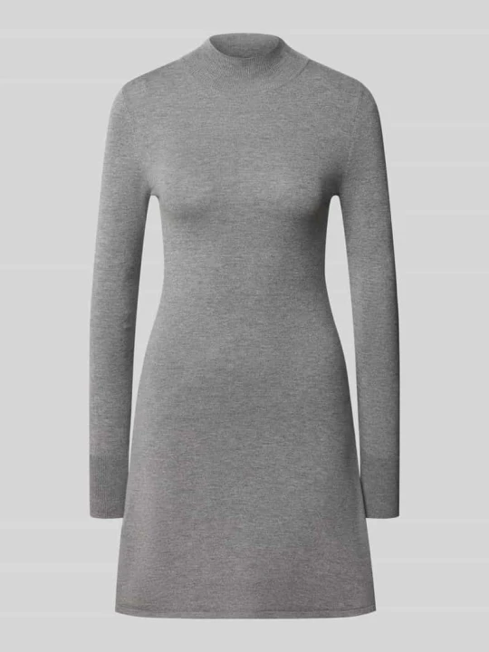 Zdjęcie produktu Sukienka z dzianiny z golfem typu mock neck Only Ciemnoszary melanż
