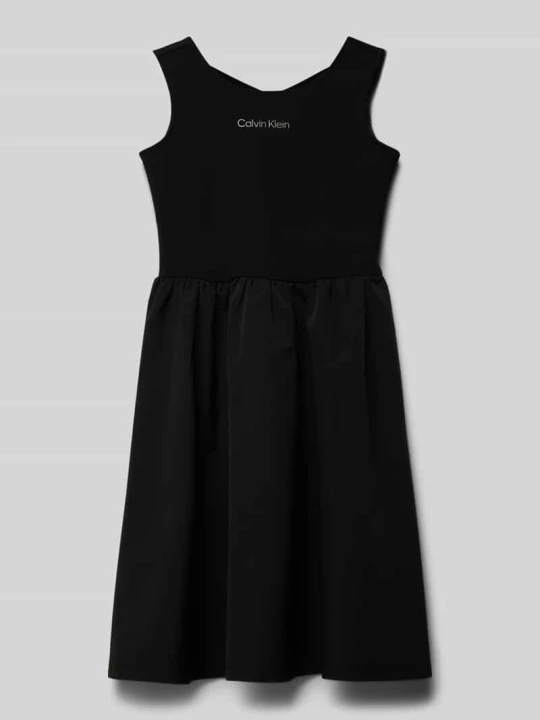 Zdjęcie produktu Sukienka z nadrukiem z logo Calvin Klein Jeans Czarny
