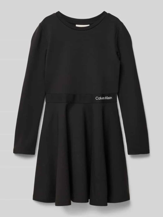 Zdjęcie produktu Sukienka z nadrukiem z logo Calvin Klein Jeans Czarny