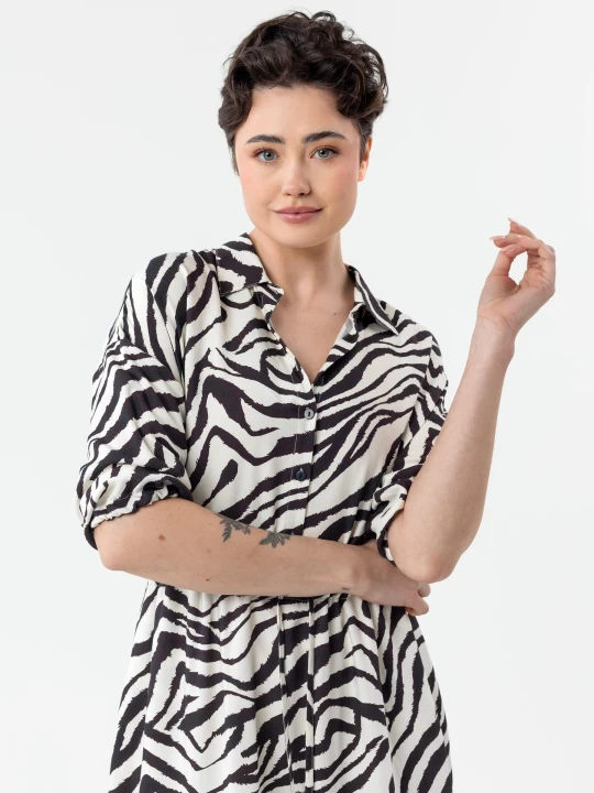 Zdjęcie produktu Sukienka z wzorem zebra G-LIVIUM Volcano 500
