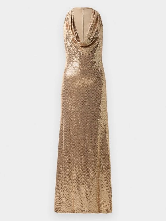 Zdjęcie produktu Suknia balowa Halston złoty