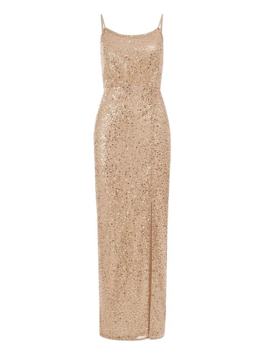 Zdjęcie produktu Suknia balowa WE Fashion złoty