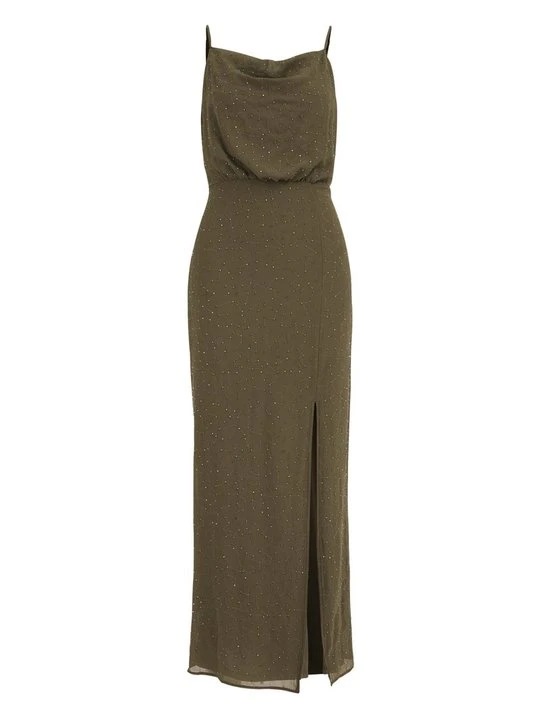 Zdjęcie produktu Suknia balowa WE Fashion oliwkowy