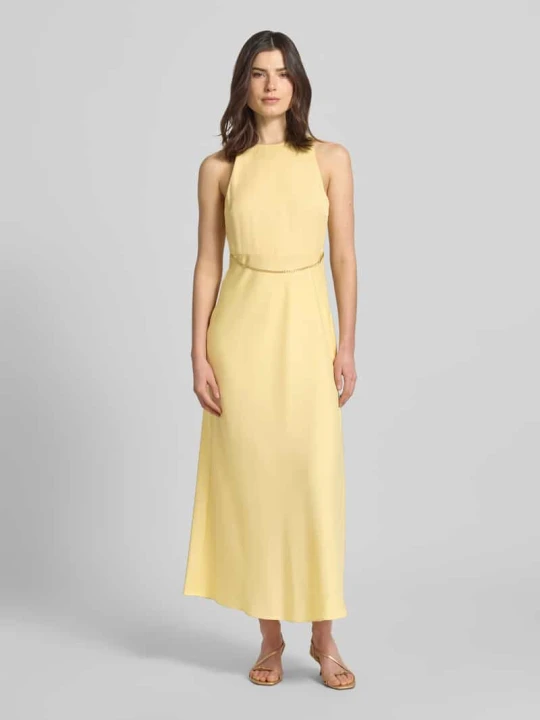Zdjęcie produktu Suknia maxi z detalem łańcucha Armani Exchange Żółty