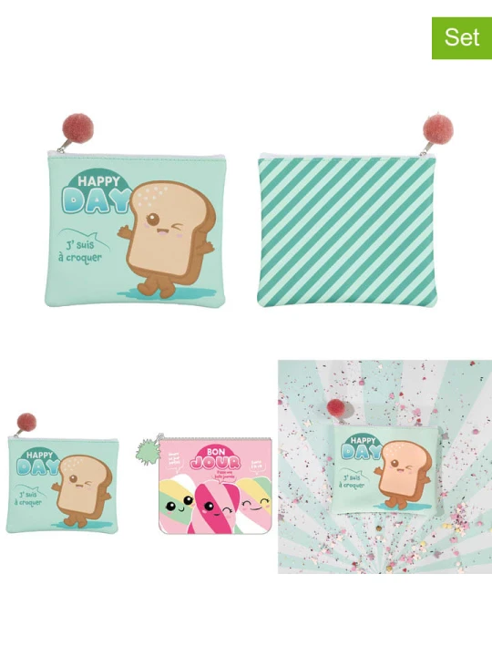 Zdjęcie produktu Summertime Kosmetyczki (2 szt.) "Kawaii" - 18 x 15 cm (produkt niespodzianka) rozmiar: onesize